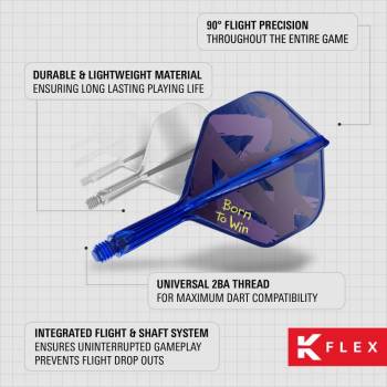 K-FLEX (3 Stk) Flight & Schaft (No 2) Luke Littler World Champion 2026