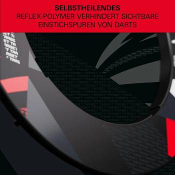 Target Patterned Notched Surround – Schwarz