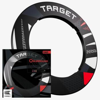 Target Patterned Notched Surround – Schwarz