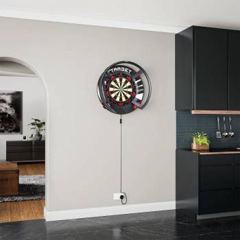 Target Patterned Notched Surround – Schwarz