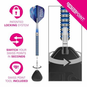 Target Paige Pauling 90% Swiss Point Steel Tip Darts