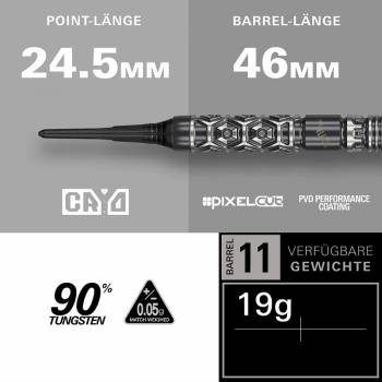 Target Luke Littler Nuke Fallout 90% 19g Soft Tip Darts 2026