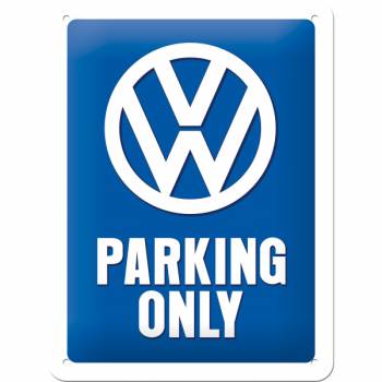 Metal sign - VW parking - 15 x 20 cm