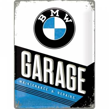 Blechschild - BMW Garage - 30 x 40 cm