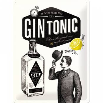 Tin signs - Gin Tonic - 30x40 cm