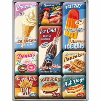 Magnet Set - American Diner - Magnetset