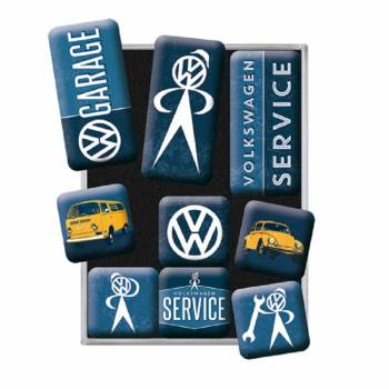 Magnet Set - VW Garage - VW Service - Magnetset