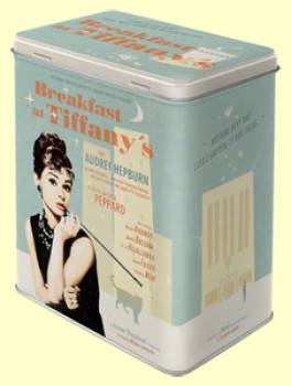 Vorratsdose rund L - Breakfast at Tiffany's - Audrey Hepburn