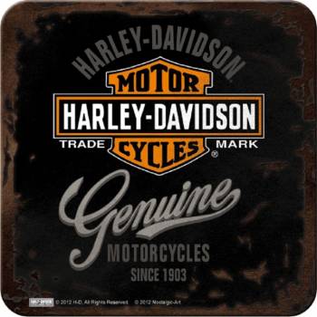 Metall Untersetzer - Harley Davidson Genuine
