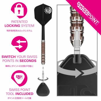 Steel Dartset Prime Serie George Nishitani GEN 6 90%