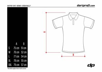 Dartprofi Sport Dartshirt Apfelgrün für Männer