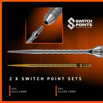 Preview: Steel Dartset Gian van Veen W-Max 90% Switch Point