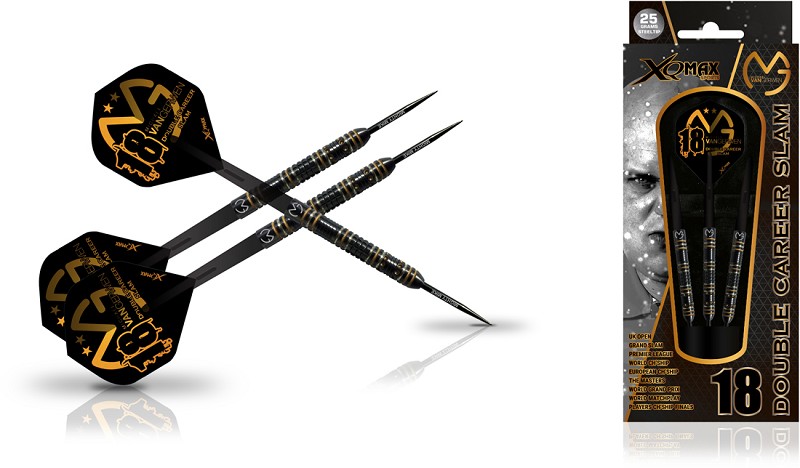 25g XQMAX Career Slam Edition Michael van Gerwen Steel Dart 90% Tungsten 25g XQMAX Career Slam Edition Michael van Gerwen Steel Dart 90% Tungsten