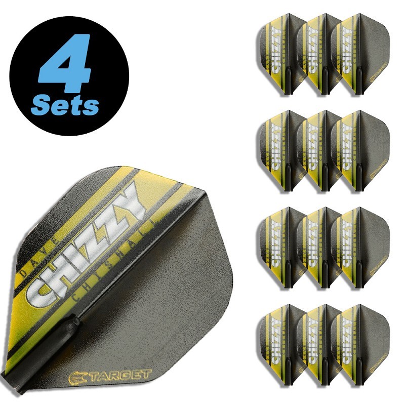 3 Stk. Standard Polyester Dave Chizzy Chisnall Target Flight Set