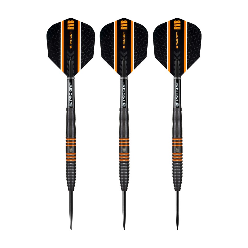 5 Sets of Target Pro Ultra Darts Flights RVB Barney Army Black in Standard 