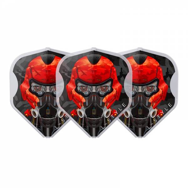 L-Style Flight Set (3 Stk) Standard Berry Van Peer v4 Type L1EZ transparent weiß