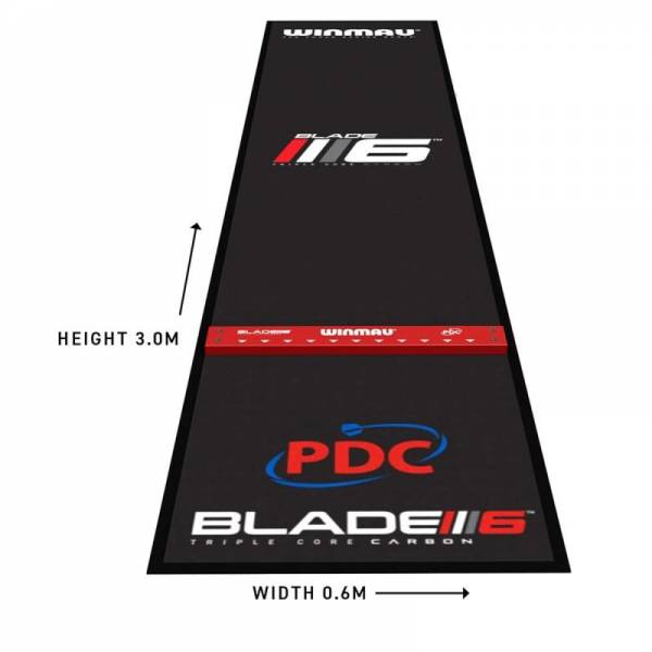 Winmau Dartmatte Precision PVC mit Oche