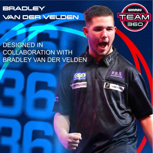 22g Steel Dartset Bradley van der Velden Team 360