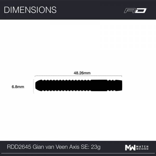 Steel Dartset Gian van Veen Axis S.E.