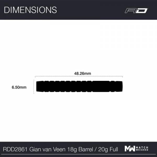 Gian van Veen Tour Edition Soft Darts 18g