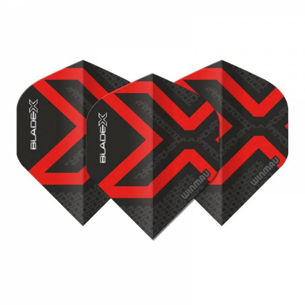 Flight Set Blade X - Prism Delta Metallic Black & Red
