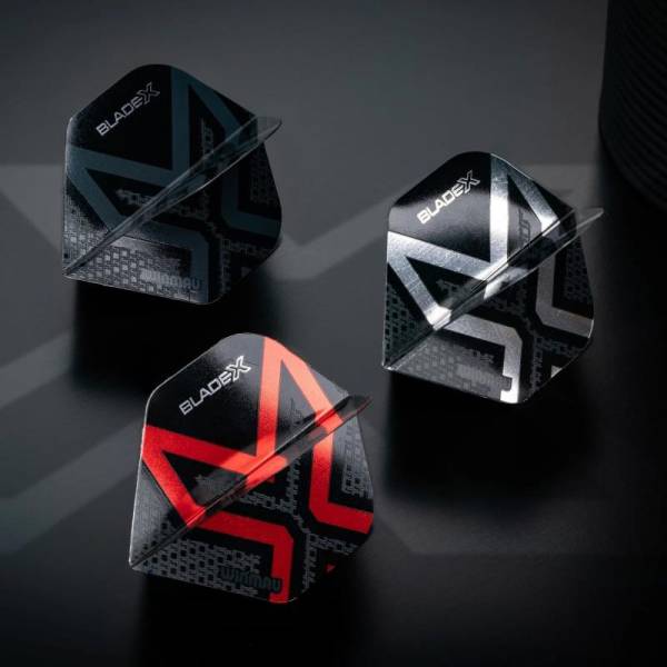 Flight Set Blade X - Prism Delta Metallic Black & Red