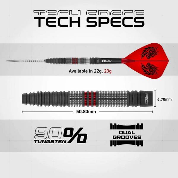Steel Dartset Jonny Clayton Hiraeth 90% Switch Point Darts