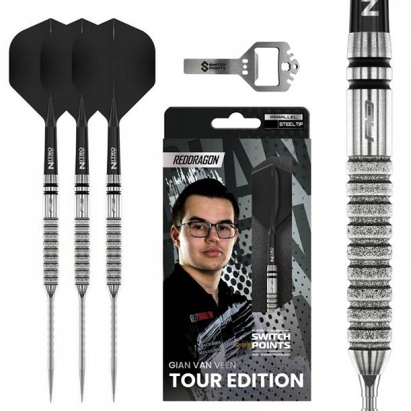 Steel Dartset Gian van Veen Tour Edition 22g