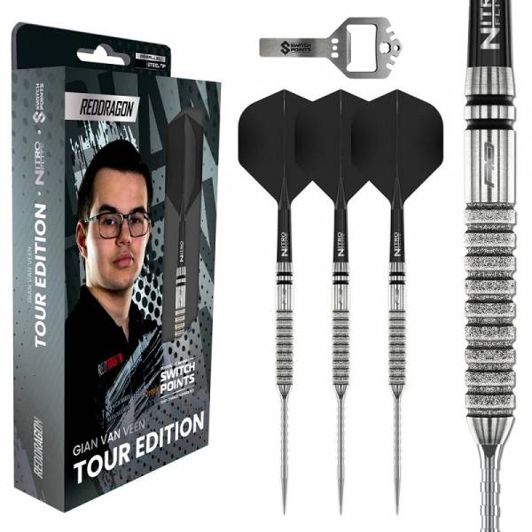 Steel Dartset Gian van Veen Tour Edition 22g