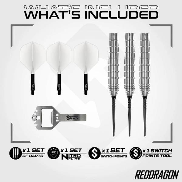 Luke Humphries TX1 Pionieer 90% Tungsten Switch Point Darts