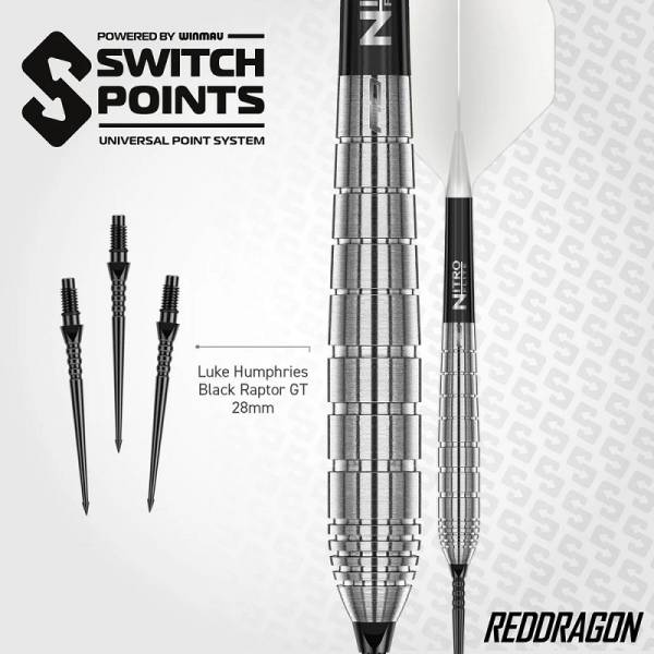 Luke Humphries TX1 Pionieer 90% Tungsten Switch Point Darts