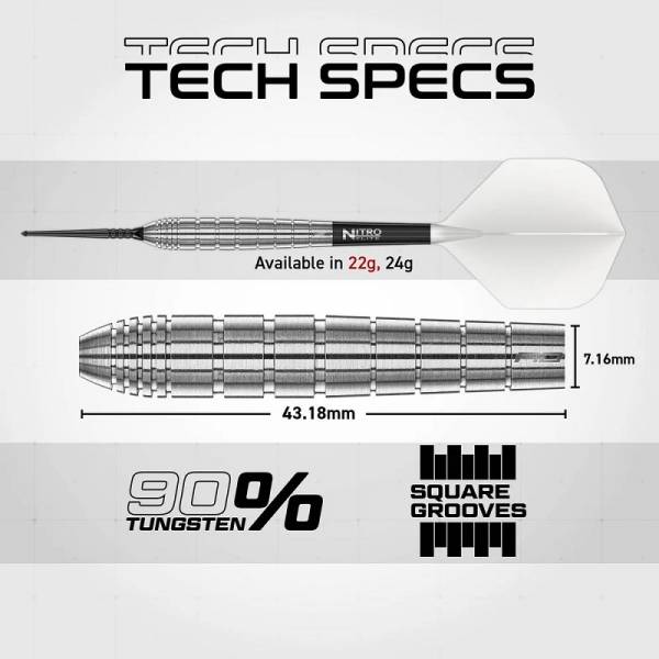 Luke Humphries TX1 Pionieer 90% Tungsten Switch Point Darts