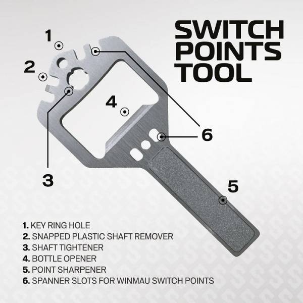 Winmau Switch Points Multi-function Tool