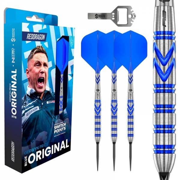 Gerwyn Price Iceman Blue 90 % Switch Point Steeldarts