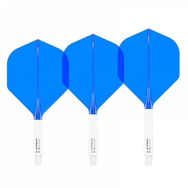 Red Dragon Nitro Flite – Schaft Weiß & Flight Blau (Form 02)