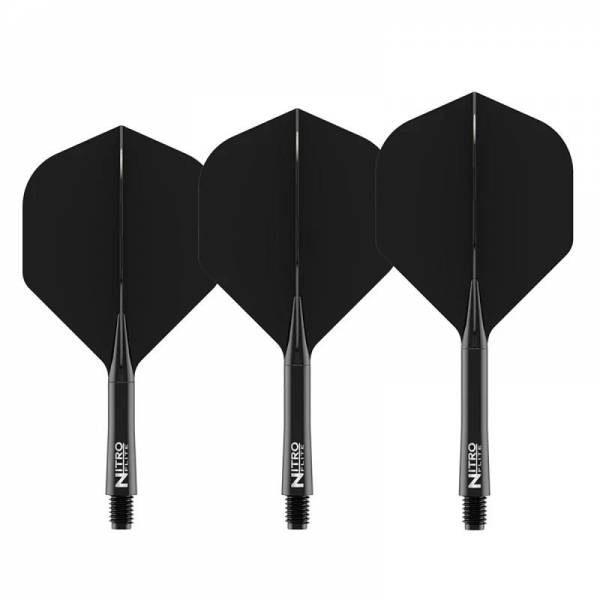 Red Dragon Nitro Flite – Schaft Schwarz & Flight Schwarz (Form 02)
