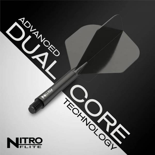 Red Dragon Nitro Flite – Schaft Schwarz & Flight Schwarz (Form 02)