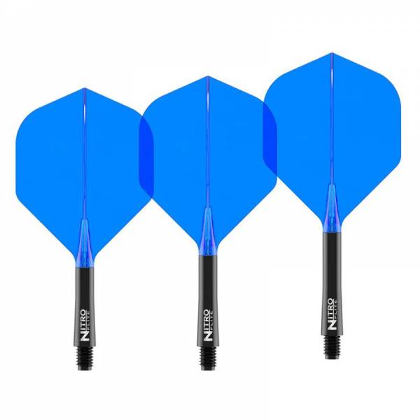 Red Dragon Nitro Flite – Schaft Schwarz & Flight Blau (Form 02)