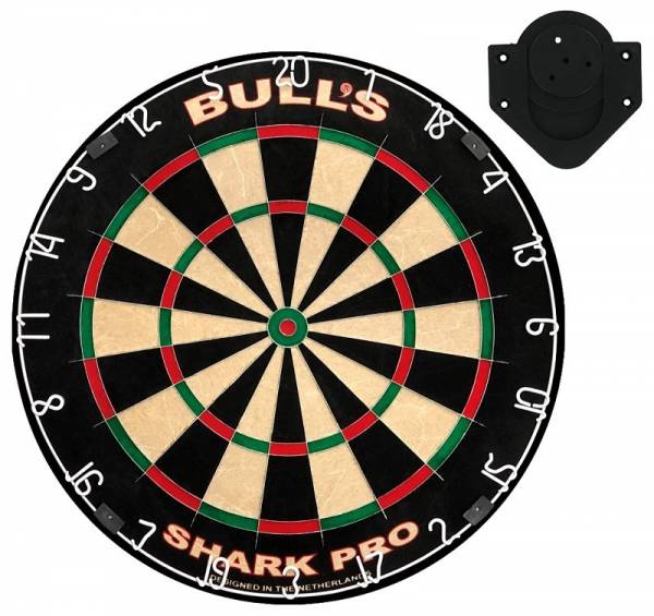 Dartboard Shark Pro inklusive Wandhalterung