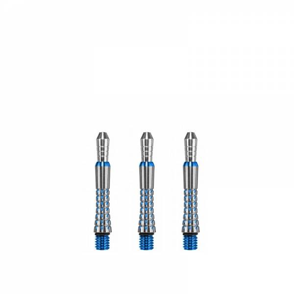 32 mm Schaftset (3 Stk) Pixel Titanium blau