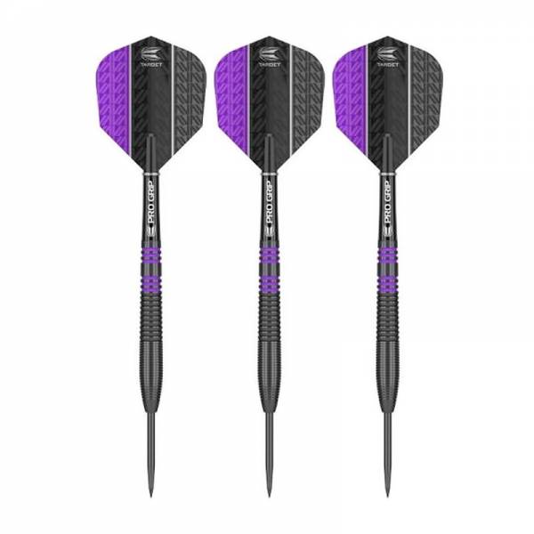 Steel Dartset (3 Stk) Vapor8 black violett edition