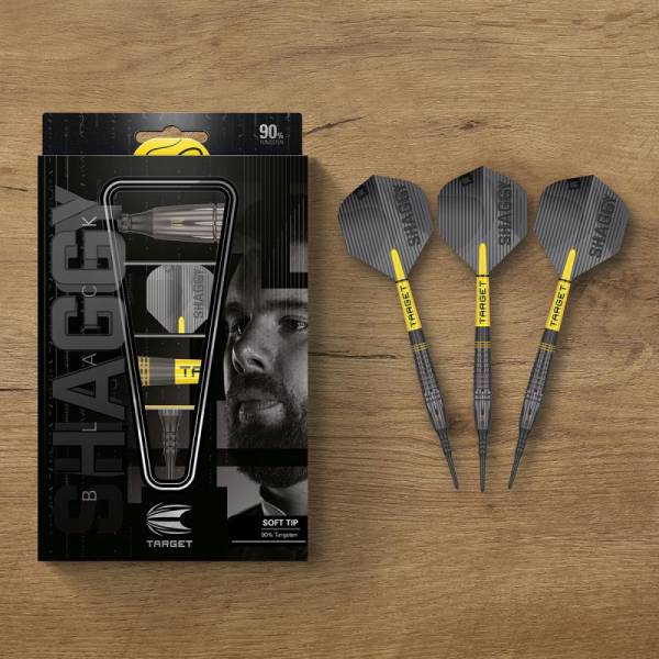 Soft Tip Darts (3 pcs.) Scott Williams Black 90% 20g 2024