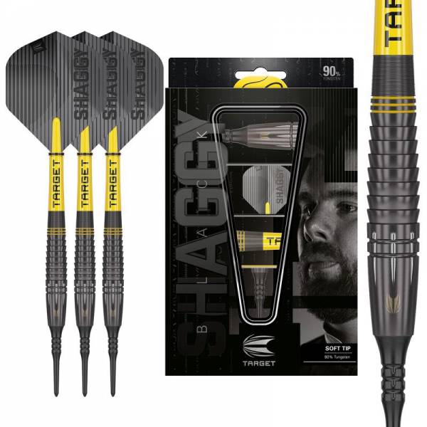 Soft Tip Darts (3 pcs.) Scott Williams Black 90% 20g 2024