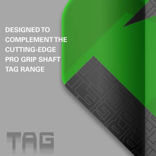 3 Flight Set (9 Stück) Target TAG schwarz & grün