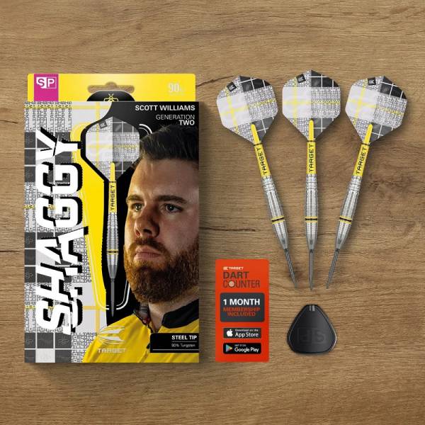 Steel Dartset (3 Stk.) Scott Williams G2 2025 90% SP