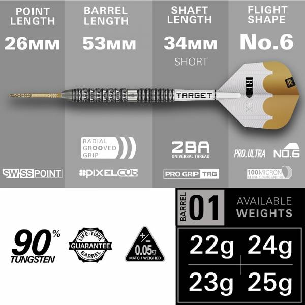 Steel Dartset Redux 01 90% SP 2025