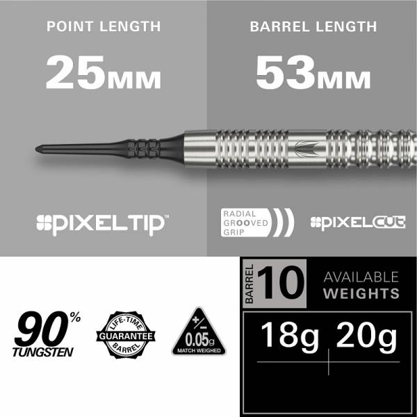Soft Dartset Hydro 12 90% 2025