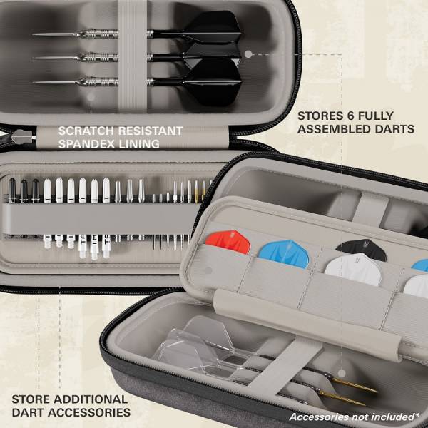 Dart Tasche Boa grau/hellgrau