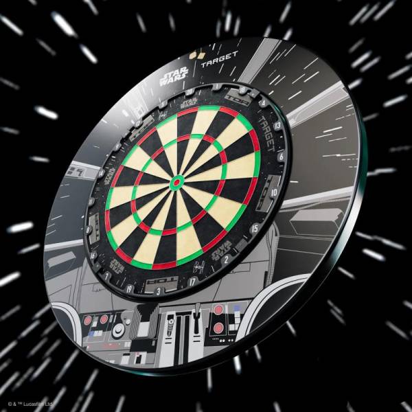 Target Dartboard TOR & Auffangring  Millenium Falcon