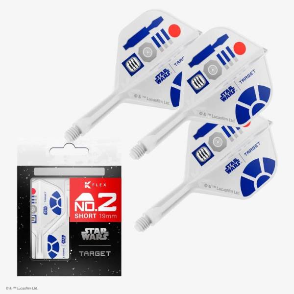K-FLEX (3 pcs) Flight & Shaft R2D2 Starwars (No 2)